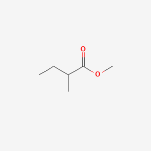 Methyl2-methylbutyrate chemical structure (CAS 868-57-5)