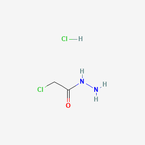 2-Chloroacetohydrazide hydrochloride chemical structure (CAS 868-83-7)