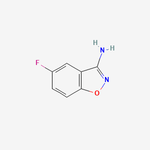 5-Fluorobenzo[d]isoxazol-3-amine chemical structure (CAS 868271-13-0)