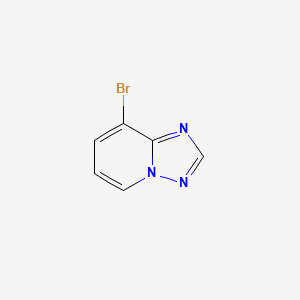 8-Bromo-[1,2,4]triazolo[1,5-a]pyridine chemical structure (CAS 868362-18-9)