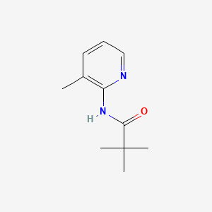 N-(3-Methylpyridin-2-yl)pivalamide chemical structure (CAS 86847-66-7)