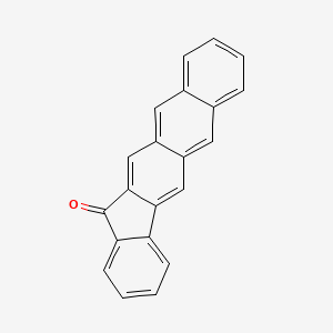 13H-Indeno[1,2-b]anthracen-13-one chemical structure (CAS 86853-99-8)