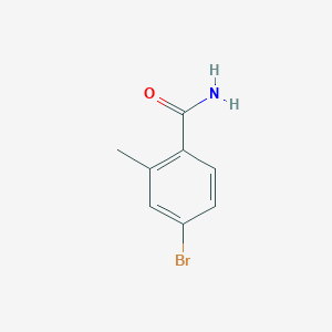 4-Bromo-2-methylbenzamide chemical structure (CAS 868776-08-3)