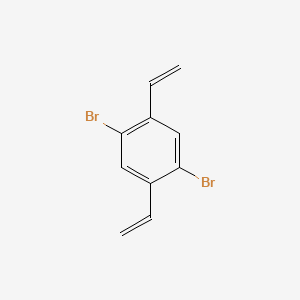 1,4-Dibromo-2,5-divinylbenzene chemical structure (CAS 868847-75-0)