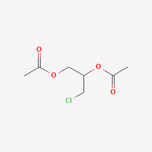 3-Chloropropane-1,2-diyl diacetate chemical structure (CAS 869-50-1)
