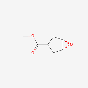(1α,3β,5α)-Methyl 6-oxabicyclo[3.1.0]hexane-3-carboxylate chemical structure (CAS 86941-00-6)