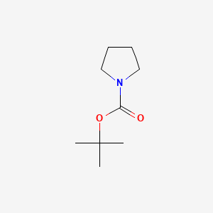 tert-Butyl pyrrolidine-1-carboxylate chemical structure (CAS 86953-79-9)