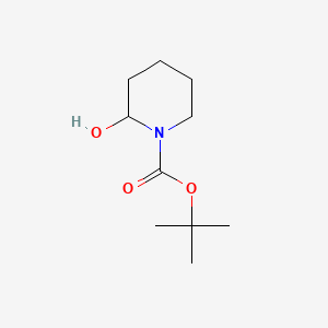 tert-Butyl 2-hydroxypiperidine-1-carboxylate chemical structure (CAS 86953-81-3)