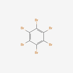 Hexabromobenzene chemical structure (CAS 87-82-1)