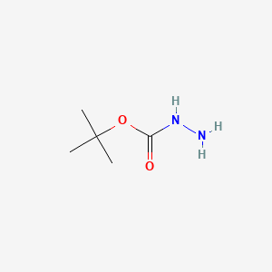 tert-Butyl hydrazinecarboxylate chemical structure (CAS 870-46-2)