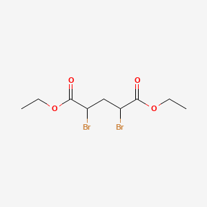 Diethyl 2,4-dibromopentanedioate chemical structure (CAS 870-78-0)