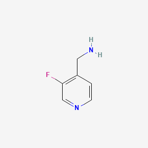 (3-Fluoropyridin-4-yl)methanamine chemical structure (CAS 870063-62-0)