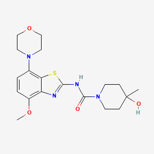 Tozadenant chemical structure (CAS 870070-55-6)