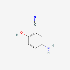 5-Amino-2-hydroxybenzonitrile chemical structure (CAS 87029-84-3)
