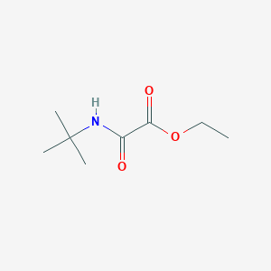 Ethyl (tert-butylamino)(oxo)acetate chemical structure (CAS 87034-69-3)