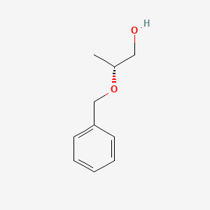 (R)-2-(Benzyloxy)propan-1-ol chemical structure (CAS 87037-69-2)