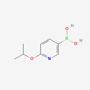(6-Isopropoxypyridin-3-yl)boronic acid chemical structure (CAS 870521-30-5)