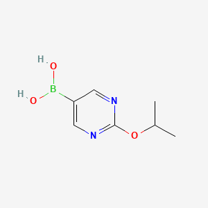 (2-Isopropoxypyrimidin-5-yl)boronic acid chemical structure (CAS 870521-32-7)