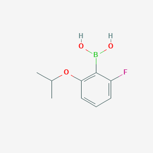 (2-Fluoro-6-isopropoxyphenyl)boronic acid chemical structure (CAS 870777-17-6)