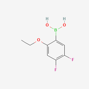 (2-Ethoxy-4,5-difluorophenyl)boronic acid chemical structure (CAS 870778-87-3)
