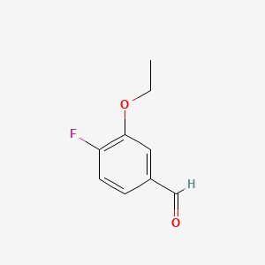 3-Ethoxy-4-fluorobenzaldehyde chemical structure (CAS 870837-27-7)