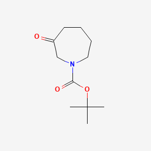 N-Boc-3-azacycloheptan-1-one chemical structure (CAS 870842-23-2)