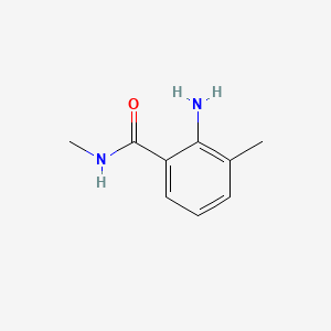 2-Amino-N,3-dimethylbenzamide chemical structure (CAS 870997-57-2)