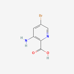 3-Amino-5-bromopyridine-2-carboxylic Acid chemical structure (CAS 870997-85-6)