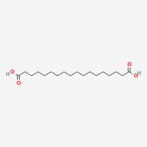Octadecanedioic acid chemical structure (CAS 871-70-5)