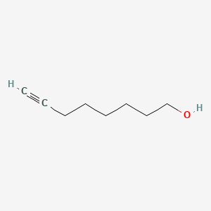 7-Octyn-1-ol chemical structure (CAS 871-91-0)