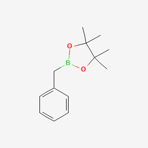 2-Benzyl-4,4,5,5-tetramethyl-1,3,2-dioxaborolane chemical structure (CAS 87100-28-5)