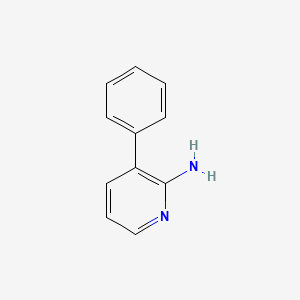 3-Phenylpyridin-2-amine chemical structure (CAS 87109-10-2)