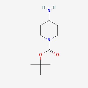 tert-Butyl 4-aminopiperidine-1-carboxylate chemical structure (CAS 87120-72-7)