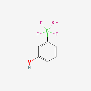 Potassium trifluoro(3-hydroxyphenyl)borate chemical structure (CAS 871231-45-7)