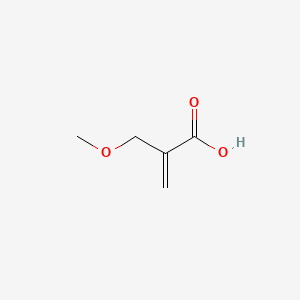 2-(Methoxymethyl)prop-2-enoic acid chemical structure (CAS 871328-69-7)