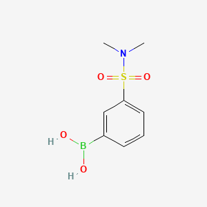 (3-(N,N-Dimethylsulfamoyl)phenyl)boronic acid chemical structure (CAS 871329-59-8)