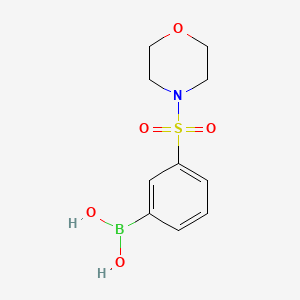(3-(Morpholinosulfonyl)phenyl)boronic acid chemical structure (CAS 871329-60-1)