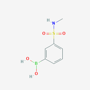 3-(Methylsulfamoyl)phenylboronic Acid chemical structure (CAS 871329-75-8)