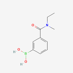 (3-(Ethyl(methyl)carbamoyl)phenyl)boronic acid chemical structure (CAS 871333-07-2)