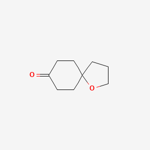 1-Oxaspiro[4.5]decan-8-one chemical structure (CAS 87151-60-8)