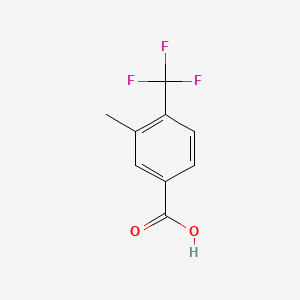 3-Methyl-4-(trifluoromethyl)benzoic acid chemical structure (CAS 871571-29-8)