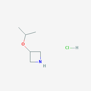 3-Isopropoxyazetidine hydrochloride chemical structure (CAS 871657-49-7)