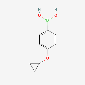4-Cyclopropoxyphenylboronic Acid chemical structure (CAS 871829-90-2)