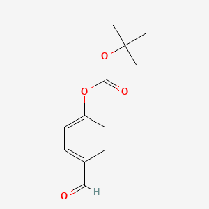 tert-Butyl (4-formylphenyl) carbonate chemical structure (CAS 87188-50-9)
