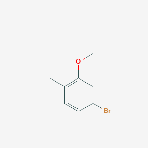 4-Bromo-2-ethoxy-1-methylbenzene chemical structure (CAS 871888-83-4)
