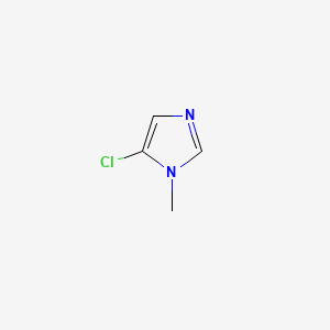 5-Chloro-1-methylimidazole chemical structure (CAS 872-49-1)