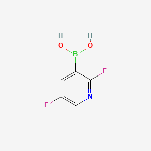 (2,5-Difluoropyridin-3-yl)boronic acid chemical structure (CAS 872041-95-7)