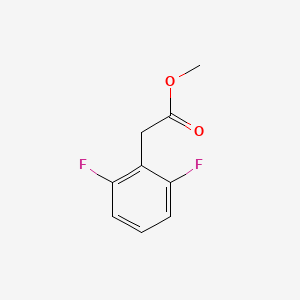 Methyl 2-(2,6-difluorophenyl)acetate chemical structure (CAS 872046-08-7)