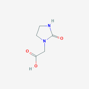 2-(2-Oxoimidazolidin-1-yl)acetic acid chemical structure (CAS 87219-22-5)