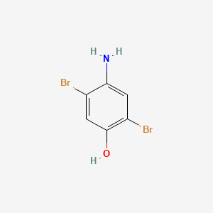 4-Amino-2,5-dibromophenol chemical structure (CAS 872272-33-8)